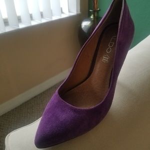 Aldo 4 inch purple heels